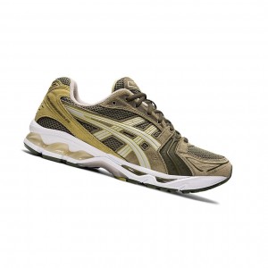 Basket Asics GEL-KAYANO 14 Femme Vert Grise | WOGN76854