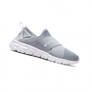 Basket Asics QUANTUM LYTE SLIP-ON Femme Grise Rose | STGR84576