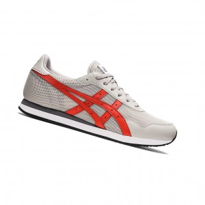 Basket Asics TIGER RUNNER Homme Grise Rouge | NQAS43918