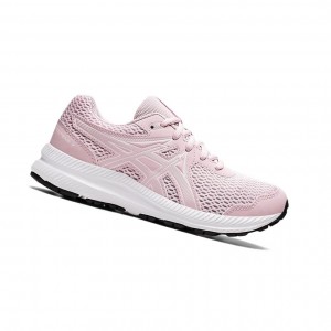 Chaussure Running Asics CONTEND 7 GS Enfant Rose Blanche | XWVH61354