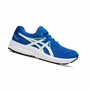 Chaussure Running Asics CONTEND 7 GS Enfant Bleu | USIK58320