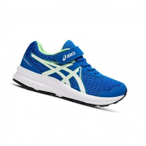 Chaussure Running Asics CONTEND 7 PS Enfant Bleu | VQEL75318