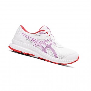 Chaussure Running Asics CONTEND 8 GS Enfant Blanche | IOST29048