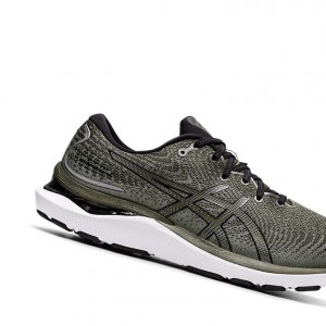 Chaussure Running Asics GEL-CUMULUS 24 Homme Vert Olive Noir | PWJK43659