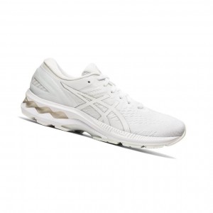 Chaussure Running Asics GEL-KAYANO 27 Femme Blanche | HVWR45037