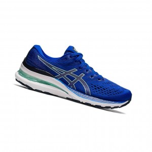 Chaussure Running Asics GEL-KAYANO 28 Femme Bleu | MUPD82543