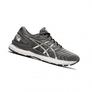 Chaussure Running Asics GEL-NIMBUS 22 Platinum Homme Grise | SLUV05461