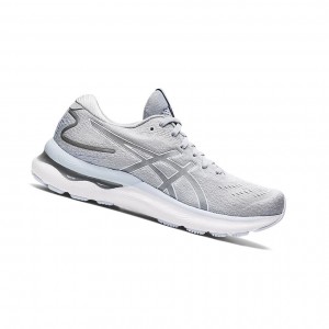 Chaussure Running Asics GEL-NIMBUS 24 (D) Femme Grise Blanche | JBGA17482