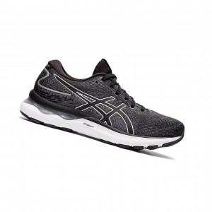 Chaussure Running Asics GEL-NIMBUS 24 (D) Femme Noir Blanche | LHGO63824