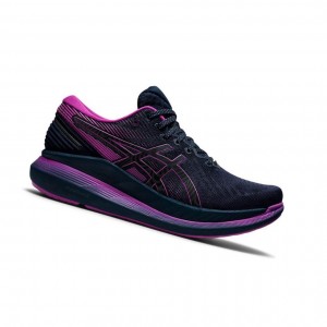 Chaussure Running Asics GLIDERIDE 2 LITE-SHOW Femme Bleu Marine | RINY75621