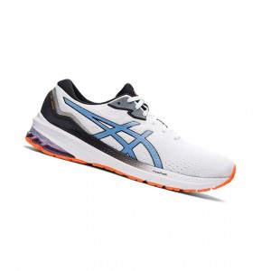 Chaussure Running Asics GT-1000 11 Homme Blanche Bleu | QJMZ09782