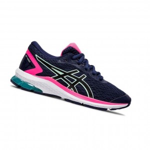 Chaussure Running Asics GT-1000 9 GS Enfant Bleu Marine | USTC92385