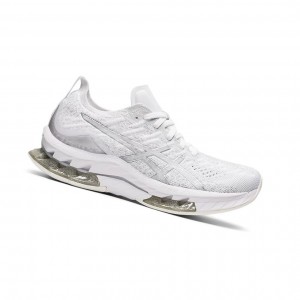 Chaussure Running Asics KINSEI BLAST Femme Blanche Blanche | FITL35896