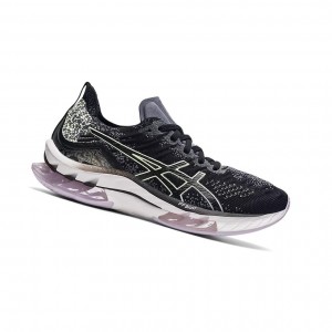 Chaussure Running Asics KINSEI BLAST Femme Noir Jaune | MHGY27963