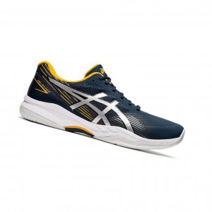 Chaussure Tennis Asics GEL-GAME 8 Homme Bleu Argent | LAGY01429