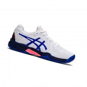 Chaussure Tennis Asics GEL-RESOLUTION 8 Clay GS Enfant Blanche | DHSY27140