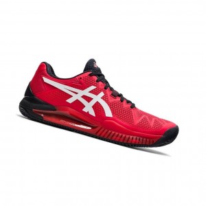 Chaussure Tennis Asics GEL-RESOLUTION 8 Clay Homme Rouge | YGAQ45210