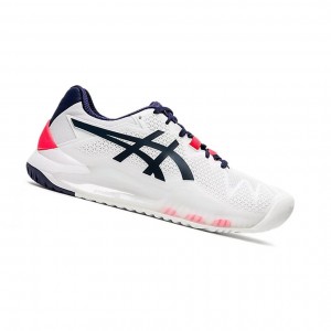 Chaussure Tennis Asics GEL-Resolution 8 Femme Blanche | TCYD35671