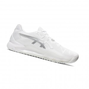 Chaussure Tennis Asics GEL-Resolution 8 Homme Blanche | WEOB28570