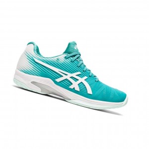 Chaussure Tennis Asics SOLUTION SPEED FF Femme Vert Clair | SJMR93850