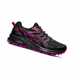 Chaussure Trail Running Asics TRAIL SCOUT 2 Femme Noir Fushia Rouge | LFYO15267