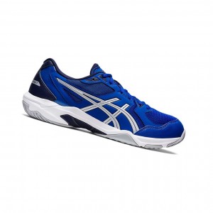 Chaussure Volley Asics GEL-ROCKET 10 (2E) Homme Bleu Argent | QJGO70265