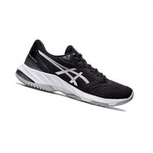 Chaussure Volley Asics NETBURNER BALLISTIC FF 3 Femme Noir Argent | GOZK45726