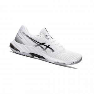 Chaussure Volley Asics NETBURNER BALLISTIC FF 3 Femme Blanche Noir | EGMS81695