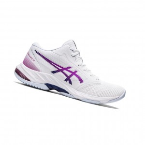 Chaussure Volley Asics NETBURNER BALLISTIC FF MT 3 Femme Blanche | YSRD74301