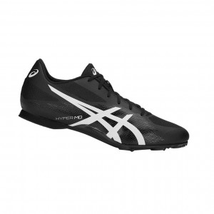 Chaussures Piste Asics HYPER MD 7 Femme Noir Blanche | KWXG62395