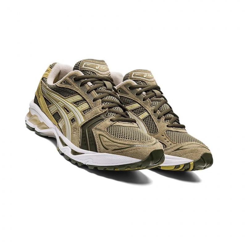 Basket Asics GEL-KAYANO 14 Femme Vert Grise | IXJA71392