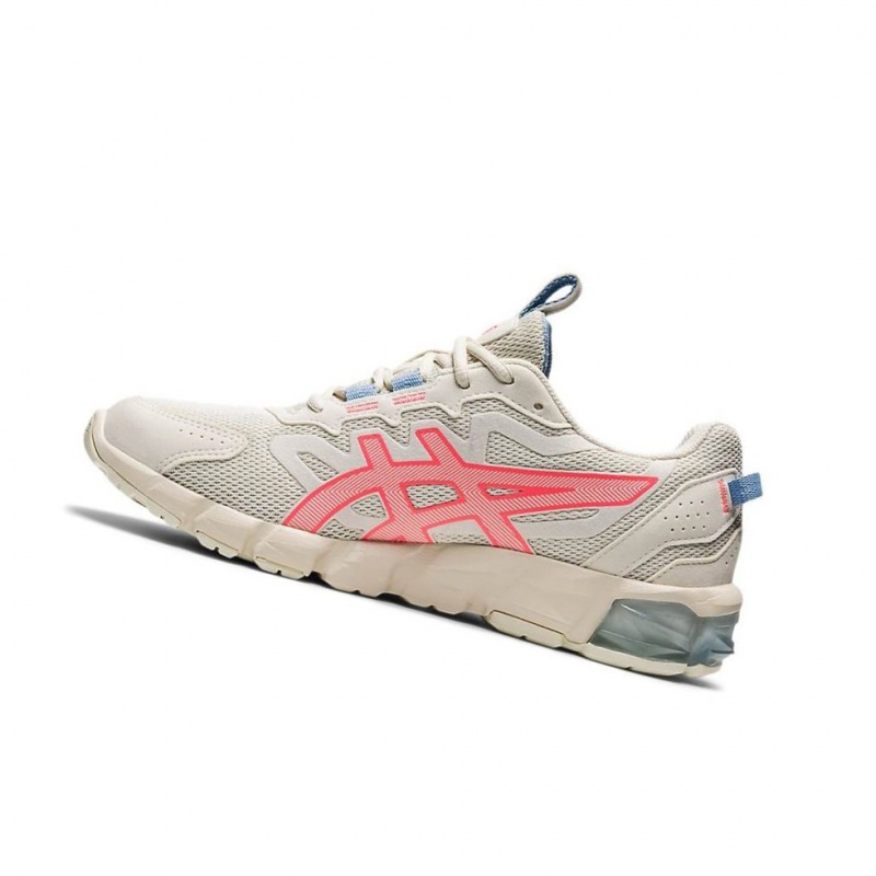 Basket Asics GEL-QUANTUM 90 3 Femme Beige | HDRU81405