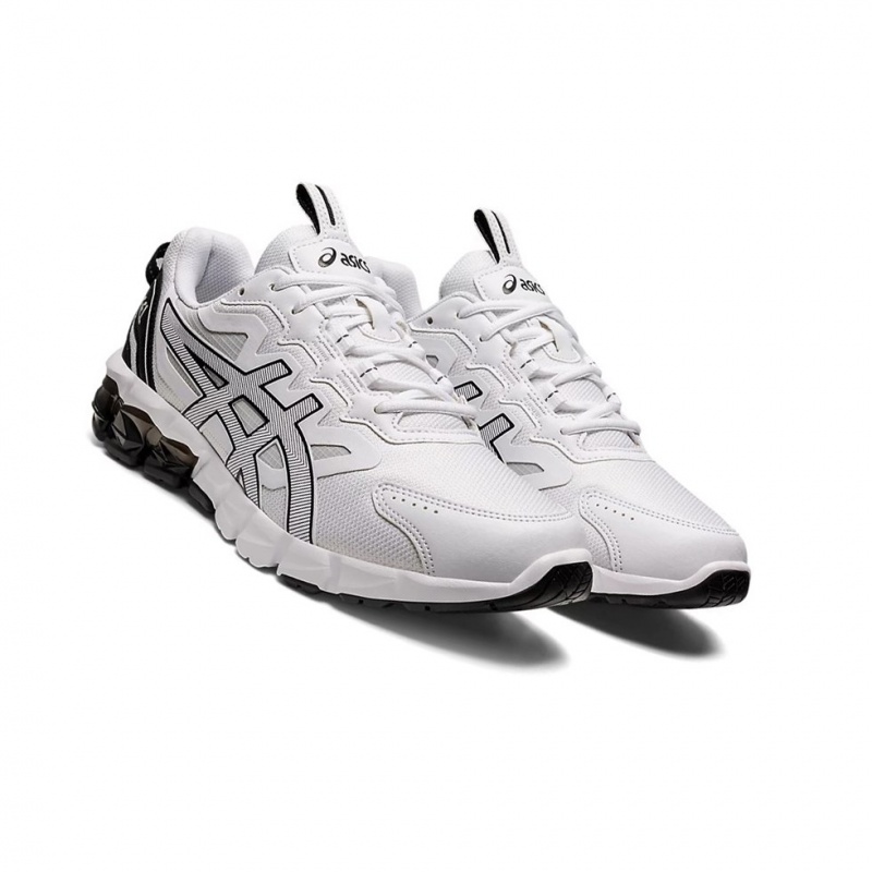 Basket Asics GEL-QUANTUM 90 Femme Blanche Noir | PXWA10653