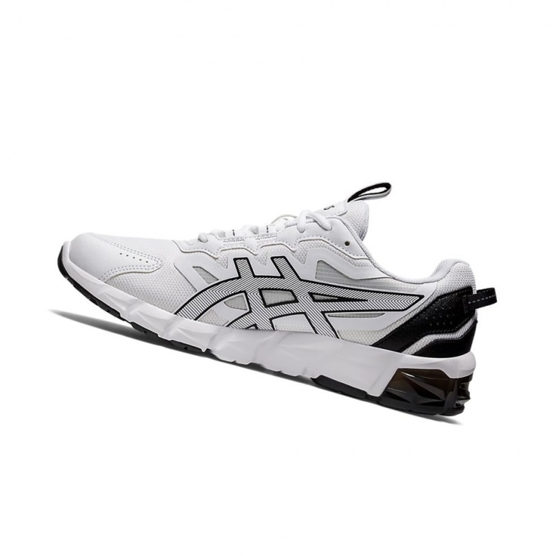 Basket Asics GEL-QUANTUM 90 Femme Blanche Noir | PXWA10653