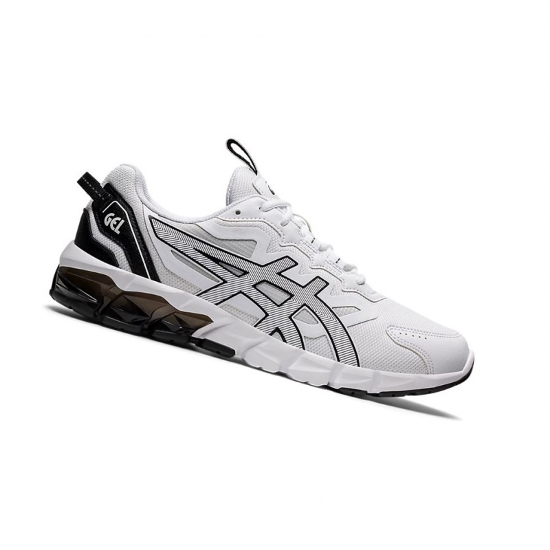 Basket Asics GEL-QUANTUM 90 Femme Blanche Noir | PXWA10653