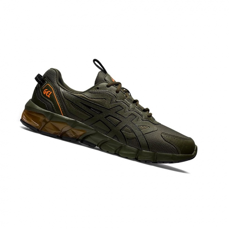 Basket Asics GEL-QUANTUM 90 Homme Vert Olive Noir | DSXM25310