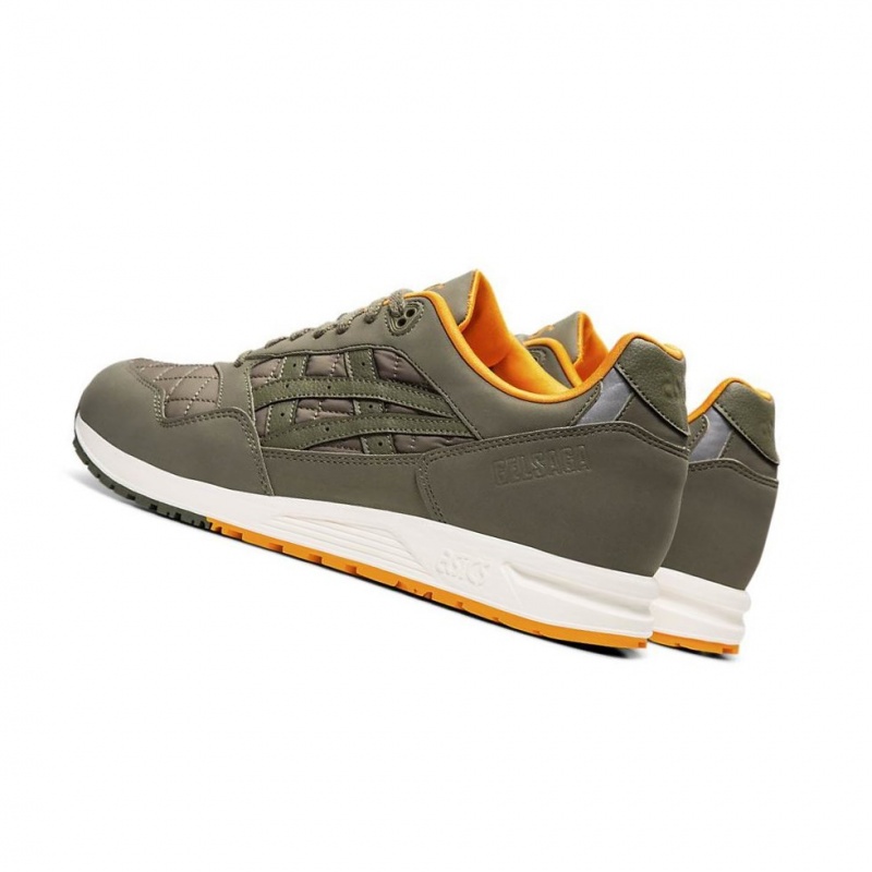 Basket Asics GEL-SAGA Homme Vert Olive | PJMK24936