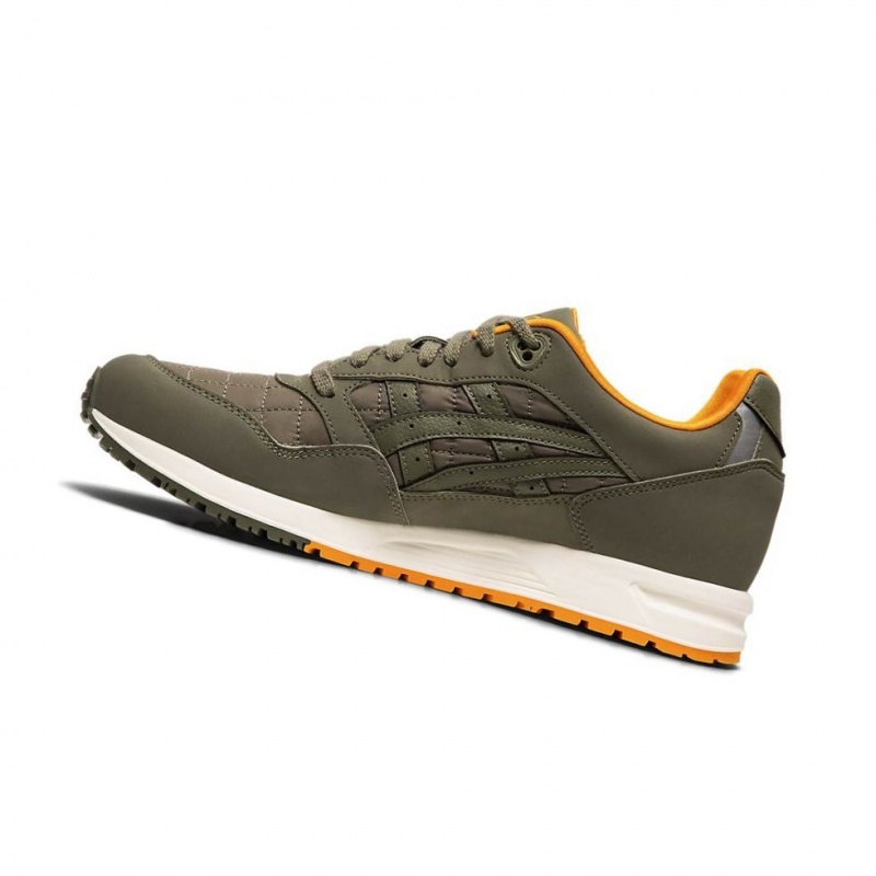 Basket Asics GEL-SAGA Homme Vert Olive | PJMK24936