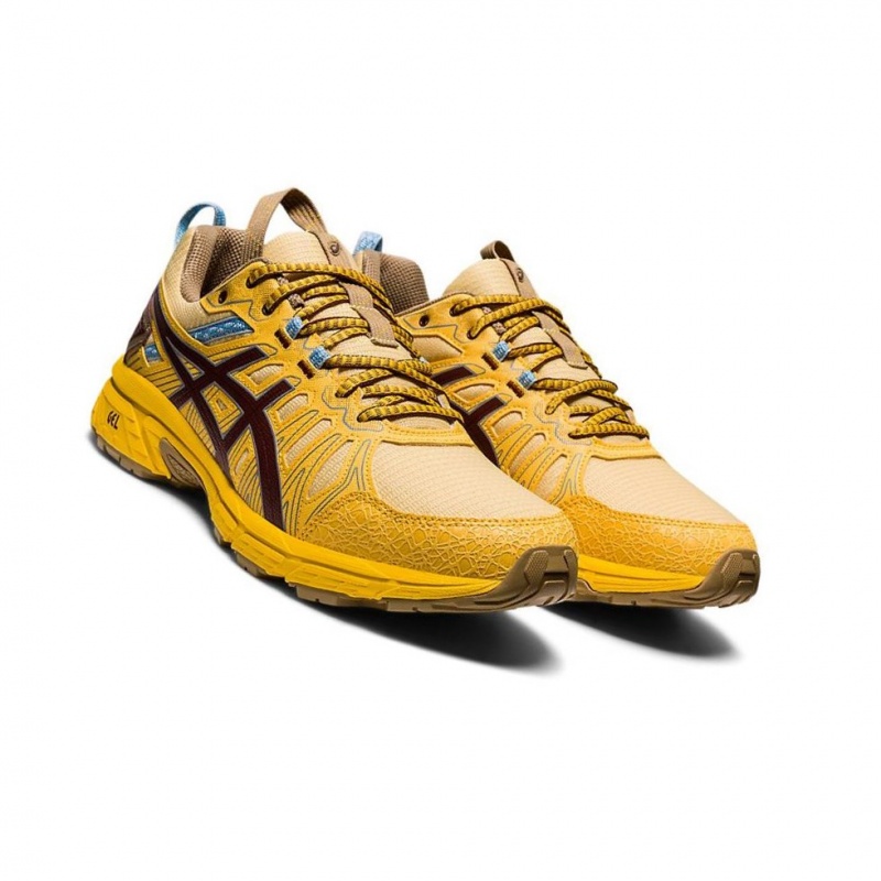 Basket Asics HN1-S GEL-VENTURE 7 Homme Jaune | WYVQ23190