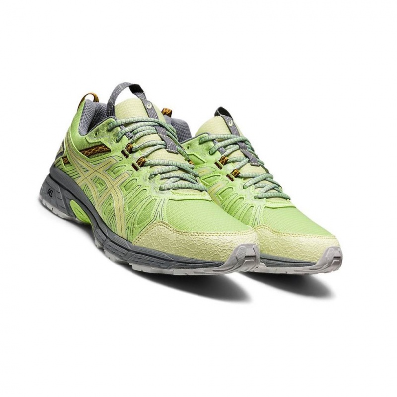 Basket Asics HN1-S GEL-VENTURE 7 Homme Vert Clair | ECMI96217