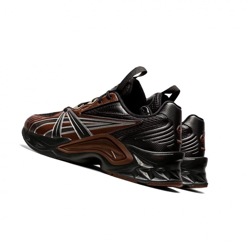 Basket Asics HN2-S PROTOBLAST Homme Chocolat Marron Grise | FZIM13096