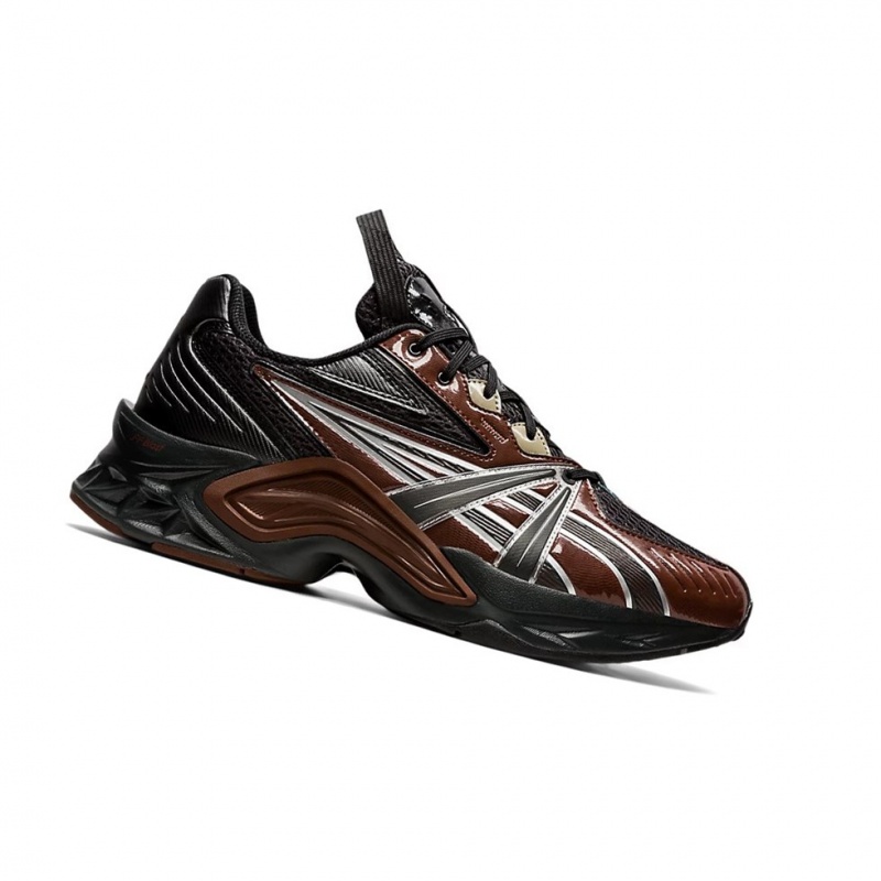 Basket Asics HN2-S PROTOBLAST Homme Chocolat Marron Grise | FZIM13096