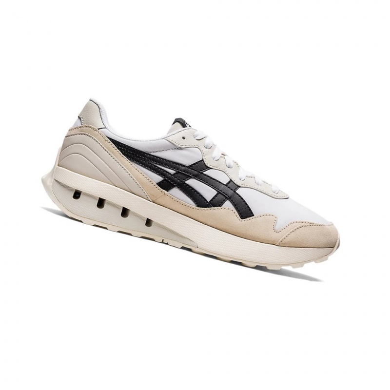 Basket Asics JOGGER X81 Homme Blanche Grise | AMGV98760