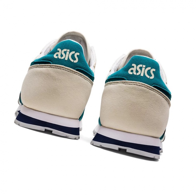 Basket Asics OC RUNNER Homme Blanche Vert | DFUR65083