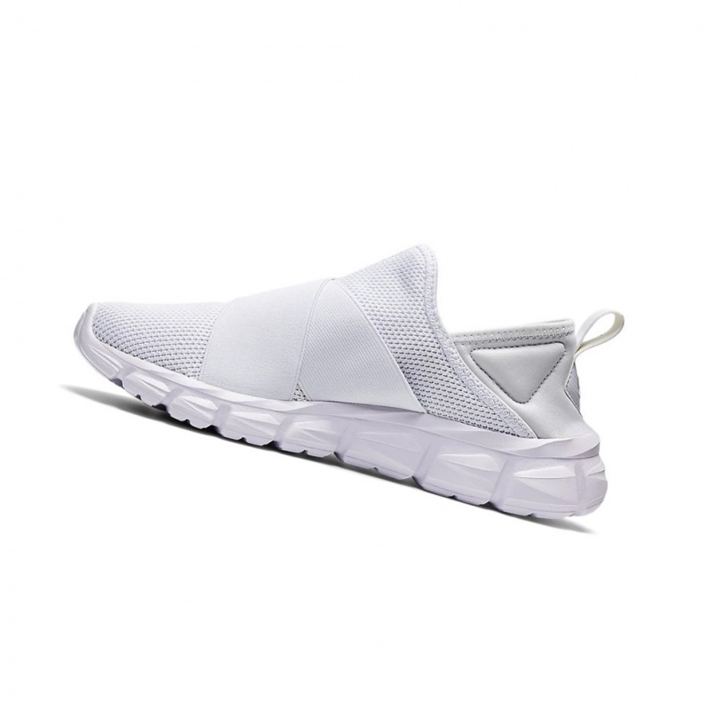 Basket Asics QUANTUM LYTE SLIP-ON Femme Blanche Blanche | XEFY81647