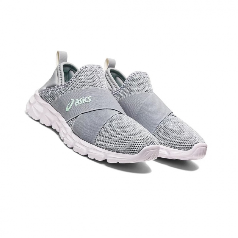 Basket Asics QUANTUM LYTE SLIP-ON Femme Grise Grise | CEZW94051