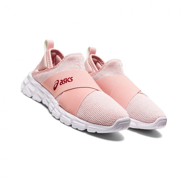 Basket Asics QUANTUM LYTE SLIP-ON Femme Rose Rose | TCKU15427