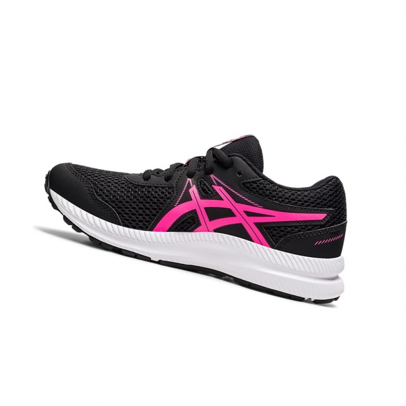 Chaussure Running Asics CONTEND 7 GS Enfant Noir Rose | WNEM27643