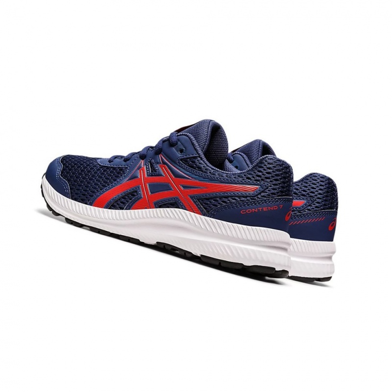 Chaussure Running Asics CONTEND 7 GS Enfant Noir Rouge | WXJE74608