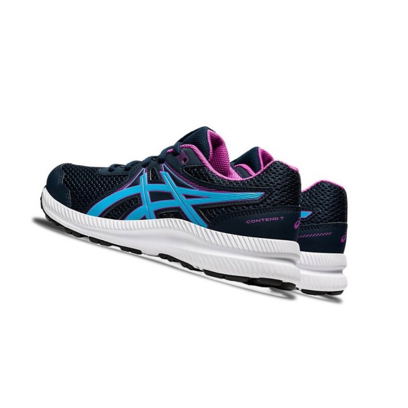 Chaussure Running Asics CONTEND 7 GS Enfant Bleu | ICVK53210